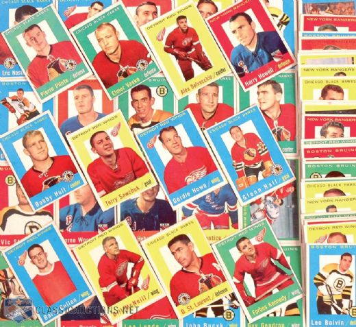 1959-60 Topps Hockey Card Complete Set of 66