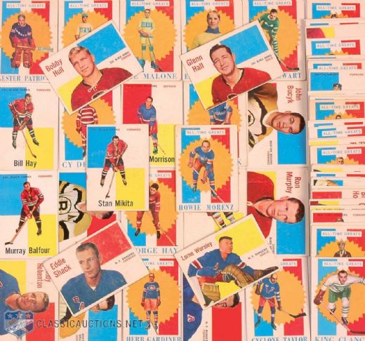 1960-61 Topps Complete Card Set of 66