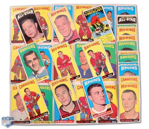 1964-65 Topps Tall Boy Card Lot of 36