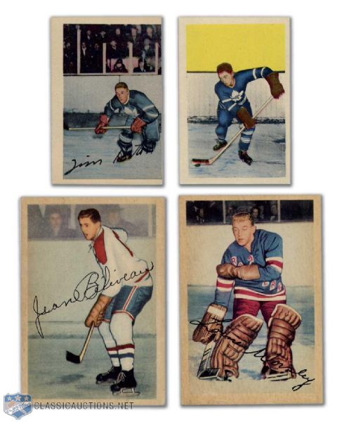 Parkhurst Rookie Cards of Horton, Beliveau, Worsley & Armstrong