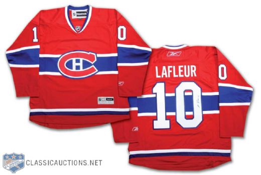 Guy Lafleur Signed Montreal Canadiens Jersey