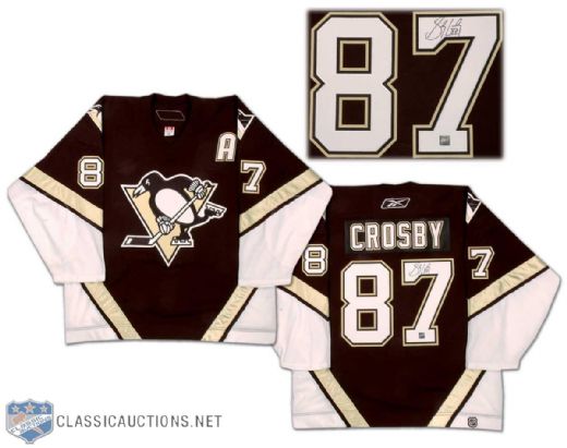 Sidney Crosby Autographed Pittsburgh Penguins Jersey