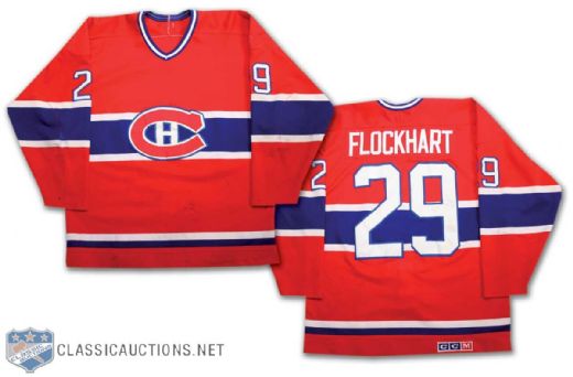1984-85 Ron Flockhart Montreal Canadiens Game Worn Jersey