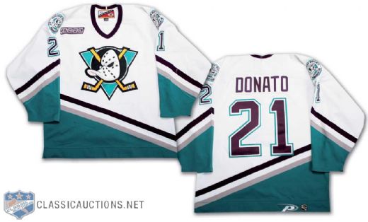 Ted Donato 1999-2000 Mighty Ducks of Anaheim Game Worn Jersey