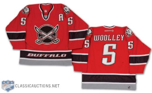 Jason Woolley 2000-01 Buffalo Sabres Game Worn Alternate Jersey