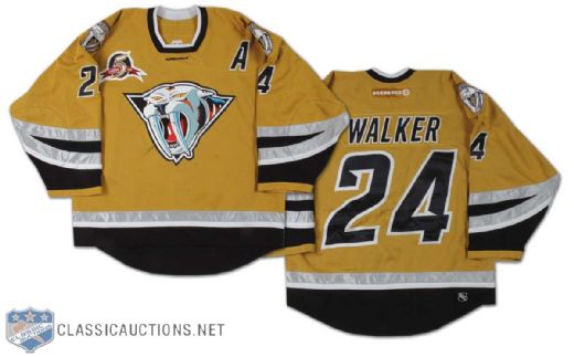 Scott Walker 2002-03 Nashville Predators Game Worn Alternate Jersey
