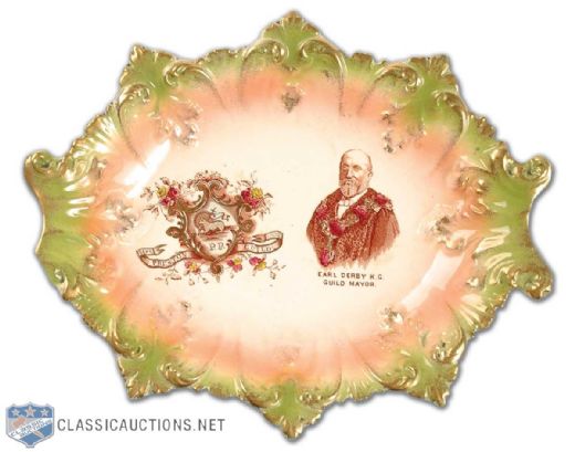 Rare 1902 Lord Stanley "Preston Guild" Dish (9 1/2" x 11 1/2")