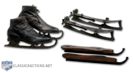 Antique Skate Collection of 3 Pairs