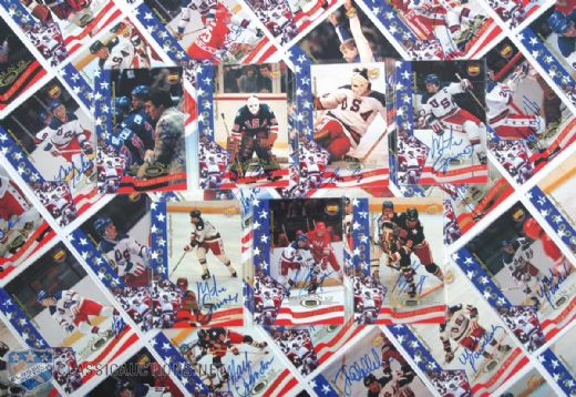 1980 Team USA Miracle On Ice Limited Edition Autographed Card Set of 43