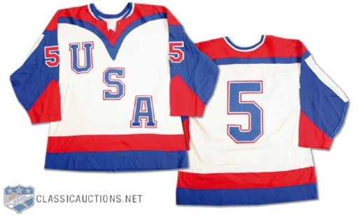 Late 1970s Team USA Game Jersey