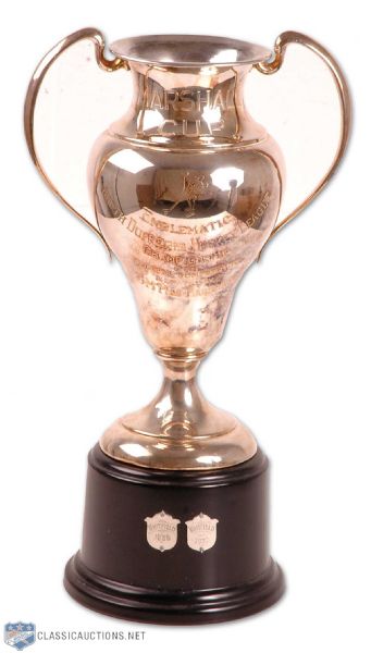 Circa 1930s Marshall Cup North Dufferin Hockey League Championship Trophy