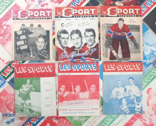 1950s & 60s Hockey Magazine Collection of 69