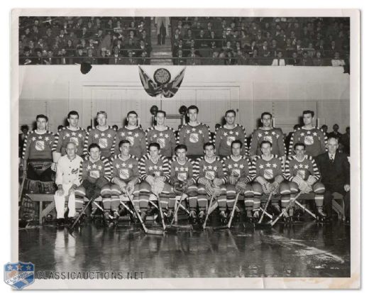 1947 NHL All-Star Game Team Photo by Turofsky (8" x 10")
