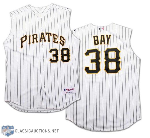 2004-2008 Jason Bay MLB Pittsburgh Pirates Game Worn Jersey