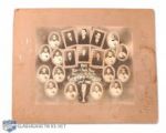 1916 Art Ross League Dominion Oil Cloth Baseball Team Photo