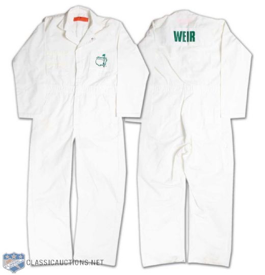 Masters Golf Tournament Mike Weir Caddy Jumpsuit