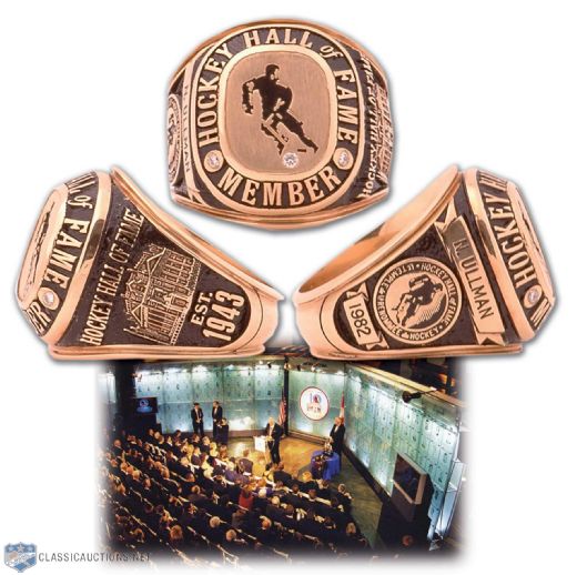 Norm Ullmans Hockey Hall of Fame Ring