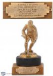 Ted Kennedys 200th NHL Goal Milestone Puck Trophy
