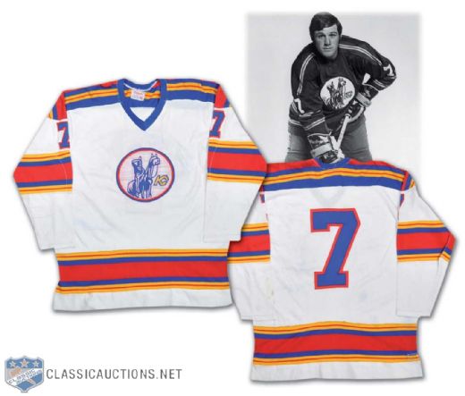 1974-75 John Wright Kansas City Scouts Game-Worn Jersey