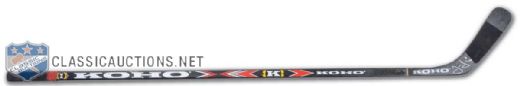 Jaromir Jagr Signed Koho Game-Used Stick