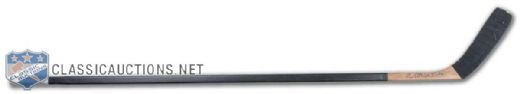 Markus Naslund Signed Vancouver Canucks Game-Used Stick