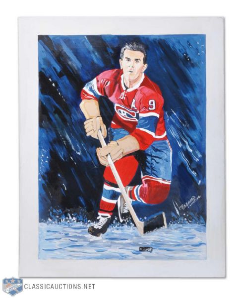 Maurice Richard Artwork Collection of 2 by Bernard Pelletier