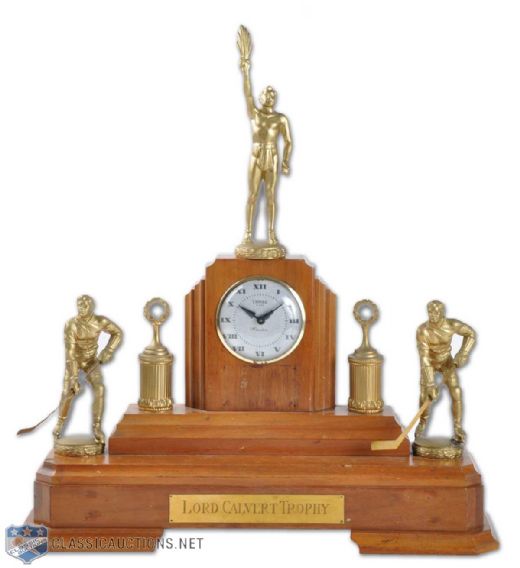 Massive 1950s Lord Calvert Hockey Trophy (23")