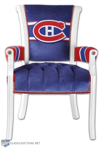 Guy Lafleur Autographed Montreal Canadiens Armchair