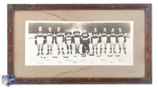 Framed Original 1921-22 Stanley Cup Champion Toronto St. Patricks Team Photo