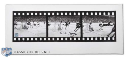 Great North Road Bobby Orr Autographed Filmstrip of "The Goal" PSA (12" x 28")