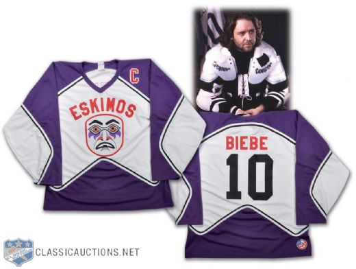 1999 Mystery Alaska Movie Russell Crowes "John Biebe" Worn Movie Jersey