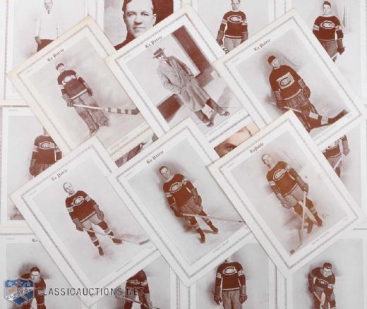 1927-28 La Patrie Montreal Canadiens Complete Photo Set of 21