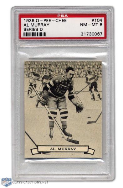 1936-37 O-Pee-Chee #104 - Al Murray PSA 8 - None Higher!