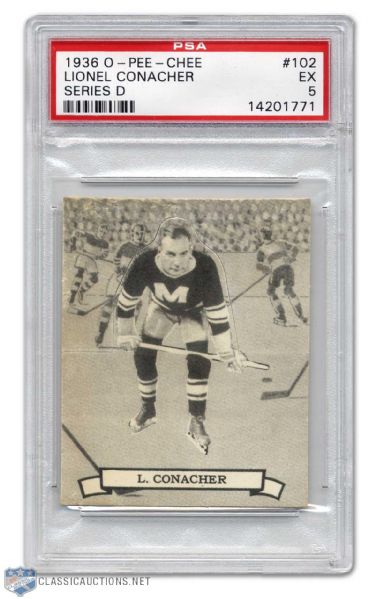 1936-37 O-Pee-Chee #102 Lionel Conacher - PSA 5