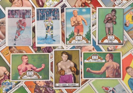 1952-53 Parkhurst Lot (10) Including Richard & 1951 Topps Ringside (29)