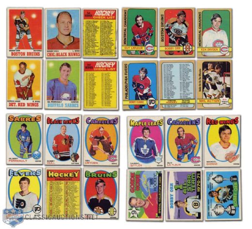 1970-71 to 1989-90 O-Pee-Chee Hockey Card Set Collection of 82