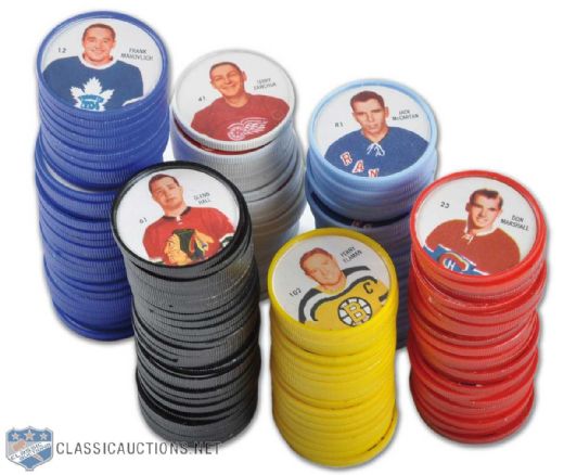 1960-61 Shirriff Hockey Coin Collection of 154