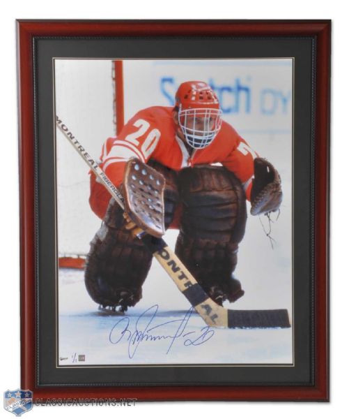 Vladislav Tretiak Framed Signed Limited Edition Photo Display