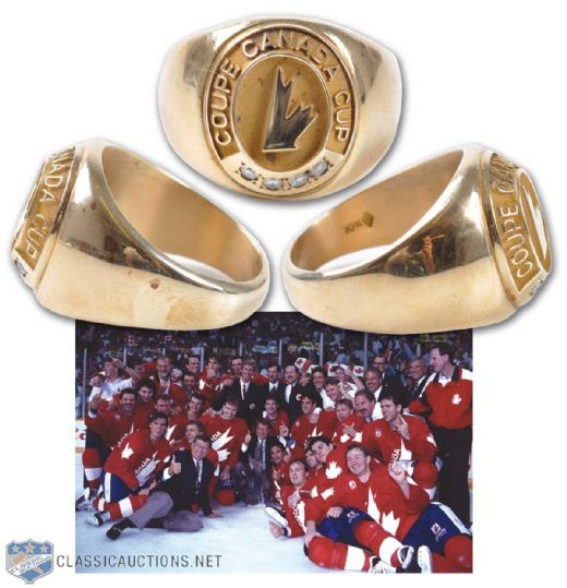Scarce 1991 Canada Cup Gold Ring