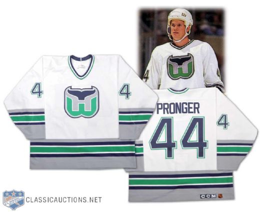 1994 Chris Pronger Hartford Whalers Game-Worn Jersey