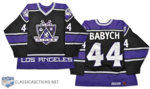 Dave Babych 1998-99 Los Angeles Kings Game-Worn Jersey