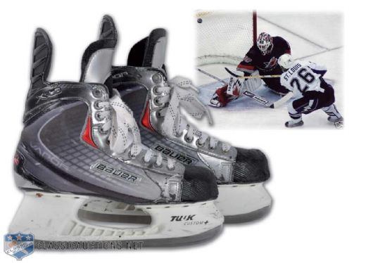 Martin St. Louis Tampa Bay Lightning Game-Used Skates