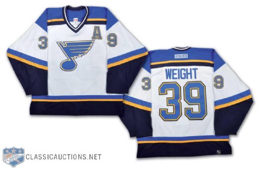 2003-04 Doug Weight Game-Worn St.Louis Blues Jersey