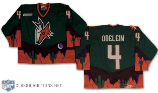 Lyle Odelein 1999-2000 Phoenix Coyotes Game-Worn Alternate Jersey