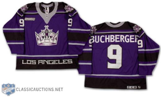 Kelly Buchberger 1999-2000 Los Angeles Kings Game-Worn Alternate Jersey