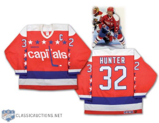 1994-95 Dale Hunter Washington Capitals Game-Worn Jersey