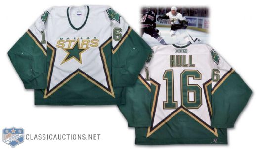 2000-01 Brett Hull Dallas Stars Game-Worn Jersey