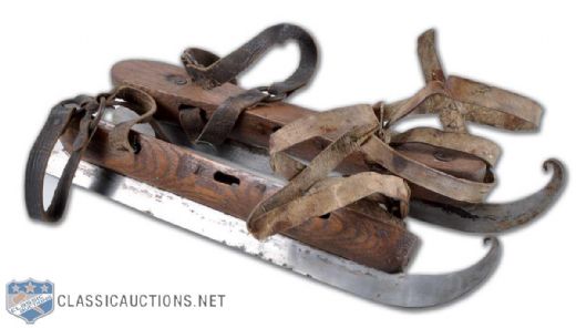 Antique Ice Skate Collection of 2 Pairs