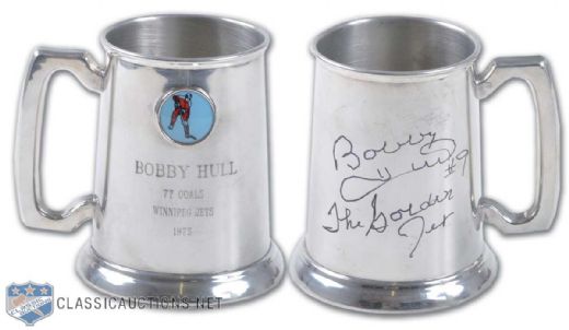 1975 Bobby Hull Winnipeg Jets 77 Goals Mug