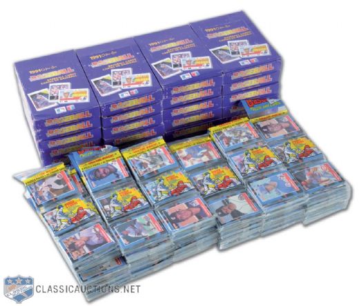Huge Baseball Card Lot With 1988 Donruss Value Packs (72) & 1991 O-Pee-Chee Boxes (12)